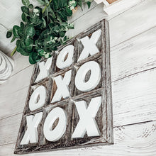 Load image into Gallery viewer, Tic-Tac-Toe Wooden Tabletop Decor Game