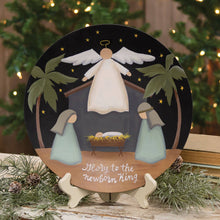 Load image into Gallery viewer, Glory to the Newborn King Nativity Plate