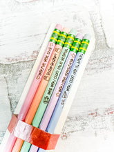Load image into Gallery viewer, Student Pun Set of Engraved Pencils