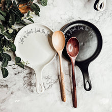 Load image into Gallery viewer, Ceramic Spoon Rests + Wood Spoon Set