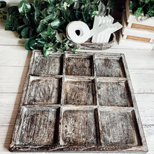 Load image into Gallery viewer, Tic-Tac-Toe Wooden Tabletop Decor Game