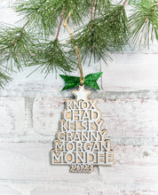 Load image into Gallery viewer, Family Christmas Tree Ornament - Personalized Gift