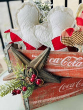 Load image into Gallery viewer, Vintage Fabric Upcycled Quilt Gingerbread Man