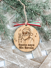 Load image into Gallery viewer, Six Seven Santa Ornaments