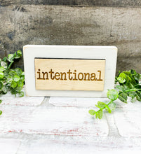 Load image into Gallery viewer, Personalized Word of the Year Shelf Sitter Sign