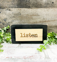 Load image into Gallery viewer, Personalized Word of the Year Shelf Sitter Sign