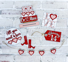 Load image into Gallery viewer, 3D Love Tiered Tray Set - Valentine's Day - Holiday Decor