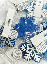 Load image into Gallery viewer, Blue Snowflake Car Freshie