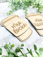 Load image into Gallery viewer, Personalized Coffee Gift Card Holder