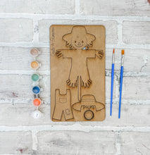 Load image into Gallery viewer, Create-A-Scarecrow DIY Paint Kit for Kids