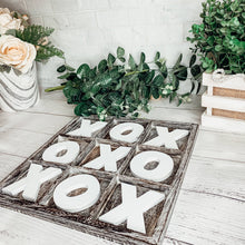 Load image into Gallery viewer, Tic-Tac-Toe Wooden Tabletop Decor Game
