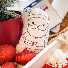 Load image into Gallery viewer, Christmas Doodle Coloring Pillow Activity Kit