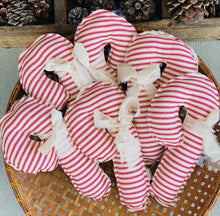 Load image into Gallery viewer, Fabric Candy Cane