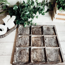 Load image into Gallery viewer, Tic-Tac-Toe Wooden Tabletop Decor Game