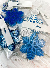 Load image into Gallery viewer, Blue Snowflake Car Freshie