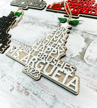 Load image into Gallery viewer, Teacher Christmas Tree Ornament - Personalized Gift