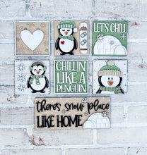 Load image into Gallery viewer, 3D Penguin Winter Tiered Tray Set