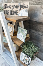 Load image into Gallery viewer, 3D Penguin Winter Tiered Tray Set