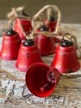 Load image into Gallery viewer, Bella Bells Garland Red - Christmas Decor - Winter Decor