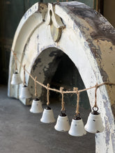 Load image into Gallery viewer, Bella Bells Garland White - Christmas Decor - Winter Decor