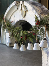 Load image into Gallery viewer, Bella Bells Garland White - Christmas Decor - Winter Decor