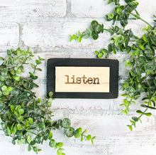 Load image into Gallery viewer, Personalized Word of the Year Shelf Sitter Sign