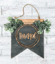Load image into Gallery viewer, Rustic Fall Pennant Hanging Sign