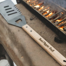 Load image into Gallery viewer, Personalized Wooden Handled BBQ Tool - Grill Accessory - Father's Day Gift - Gift For Him