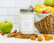 Load image into Gallery viewer, Caramel Apples - Smith & Co. Candles 16 oz. Mason Jar Soy Wax Candle