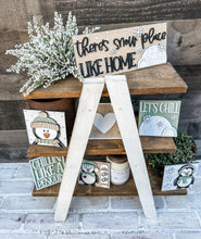 Load image into Gallery viewer, 3D Penguin Winter Tiered Tray Set