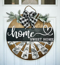 Load image into Gallery viewer, Home Sweet Home Farmhouse Door Hanger - Housewarming