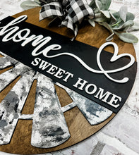 Load image into Gallery viewer, Home Sweet Home Farmhouse Door Hanger - Housewarming