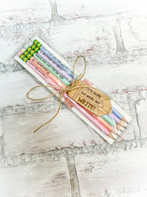 Load image into Gallery viewer, Student Pun Set of Engraved Pencils