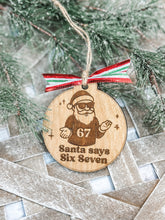 Load image into Gallery viewer, Six Seven Santa Ornaments