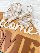 Load image into Gallery viewer, Welcome Home Pumpkin Door Hanger