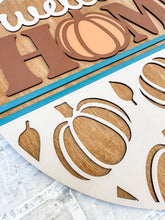 Load image into Gallery viewer, Welcome Home Pumpkin Door Hanger