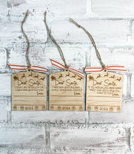 Load image into Gallery viewer, Desr Santa Handwriting Keepsake Christmas Ornament - Personalized