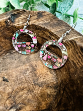 Load image into Gallery viewer, Snowmen, Santas and Christmas Treats Acrylic Earrings