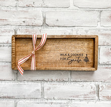 Load image into Gallery viewer, Milk and Cookies for Santa Christmas Tray