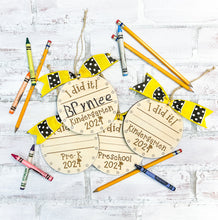 Load image into Gallery viewer, Graduation Handwriting Keepsake Christmas Ornament - Personalized