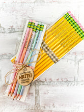 Load image into Gallery viewer, Teacher Set of Engraved Pencils