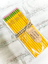Load image into Gallery viewer, Affirmations Set of Engraved Pencils