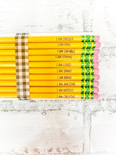 Load image into Gallery viewer, Affirmations Set of Engraved Pencils