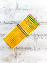 Load image into Gallery viewer, Personalized Set of Engraved Pencils