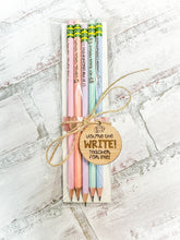 Load image into Gallery viewer, Teacher Set of Engraved Pencils