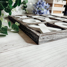 Load image into Gallery viewer, Tic-Tac-Toe Wooden Tabletop Decor Game