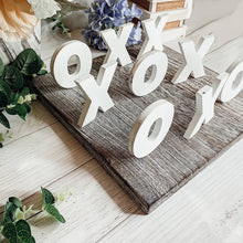 Load image into Gallery viewer, Tic-Tac-Toe Wooden Tabletop Decor Game