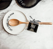Load image into Gallery viewer, Ceramic Spoon Rests + Wood Spoon Set