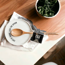 Load image into Gallery viewer, Ceramic Spoon Rests + Wood Spoon Set
