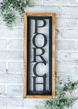 Load image into Gallery viewer, Porch Beach Lake Framed Sign
